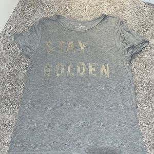 American Eagle Soft and Sexy Tshirt Womens Large Stay Golden